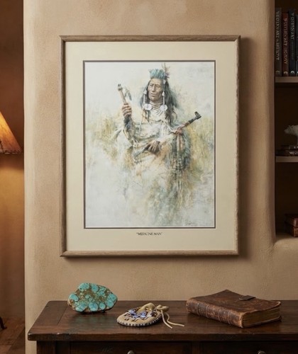 Framed howard terpning - framed,