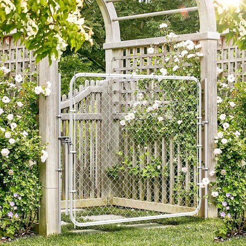 Adjustable chain link gate - adjustable,