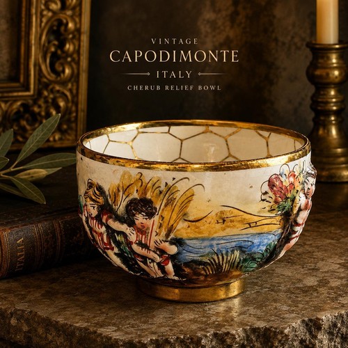 Vintage capodimonte italy - vintage,