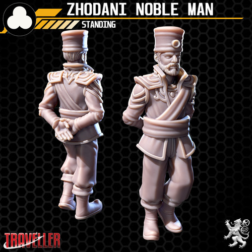 Zhodani noble man standing - noble,