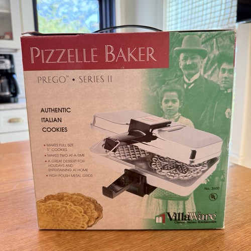 Villaware pizzelle baker - baker, prego