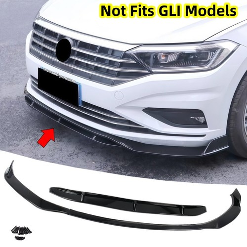 Gloss black front lip - gloss, splitter