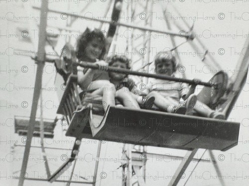 Vintage photo amusement park - amusement,