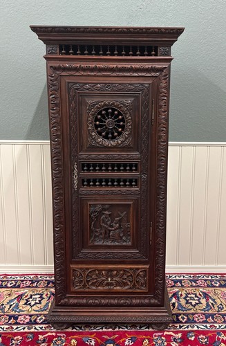 Antique french breton armoire - french,