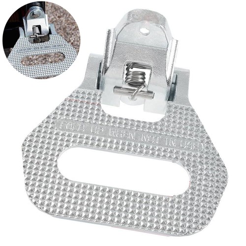 Folding safety step - folding, truck