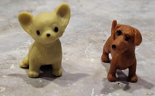 Vtg puppies pvc mini figures - vtg,