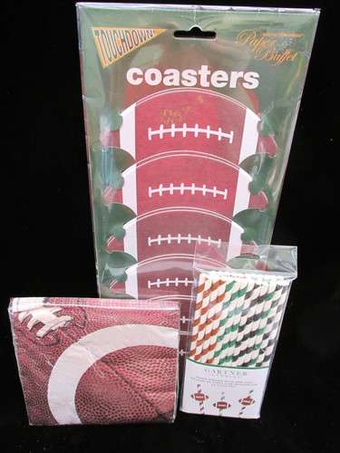 Football party supplies lot - supplies,