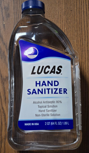 Brand new lucas hand sanitizer - lucas,