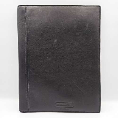 Vintage coach black leather - black,