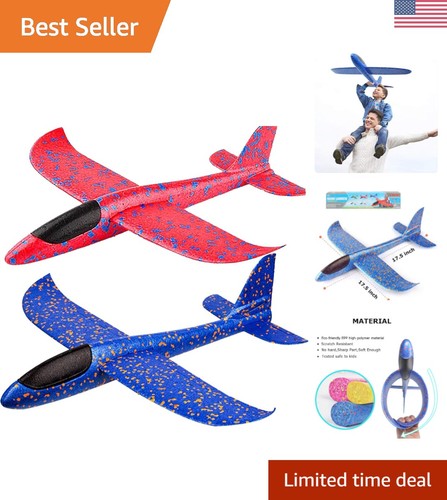 Pack foam airplanes 5 - 2, 17.5"