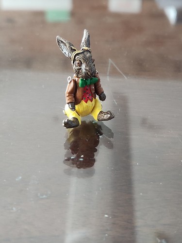 Hantel miniature pewter - miniature,