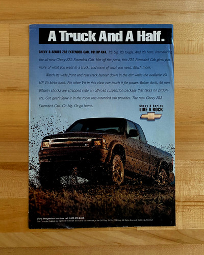 1995 print chevy series - chevy, s-series