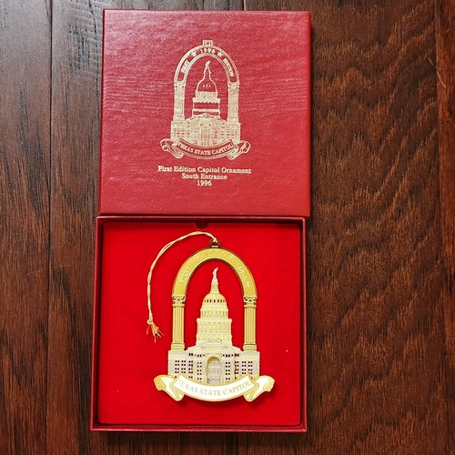 Texas state capitol ornament - state,