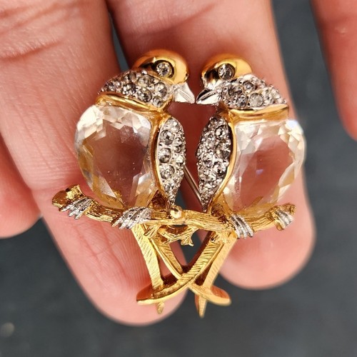 Swarovski crystal love birds - swarovski,