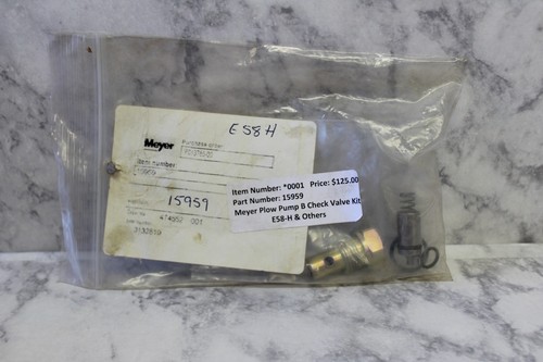 Meyer oem plow pump - meyer,