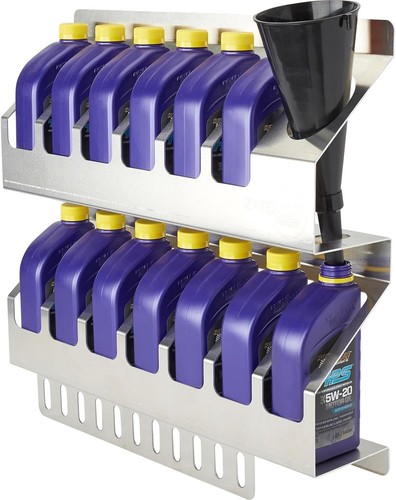 Quart oil storage shelf - oil,