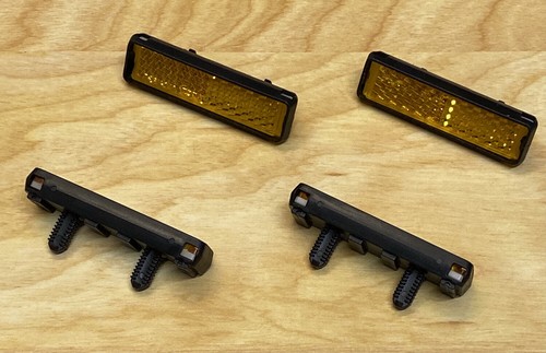 Two pairs pedal - reflector, set