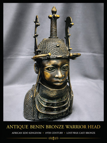 Benin style bronze - benin,