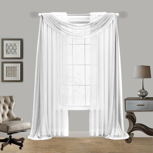 1pc printed solid voile - printed/solid,
