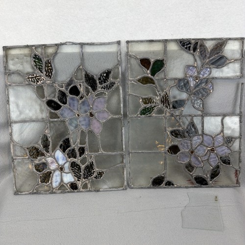 Vintage stained glass panels - vintage,