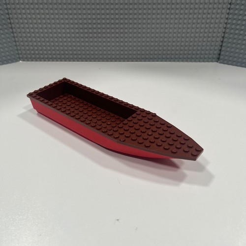 Lego floating boat 8 - boat, red