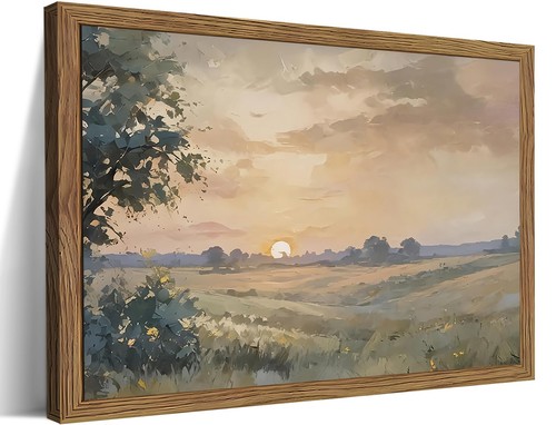 Wood framed vintage wall - wood, art