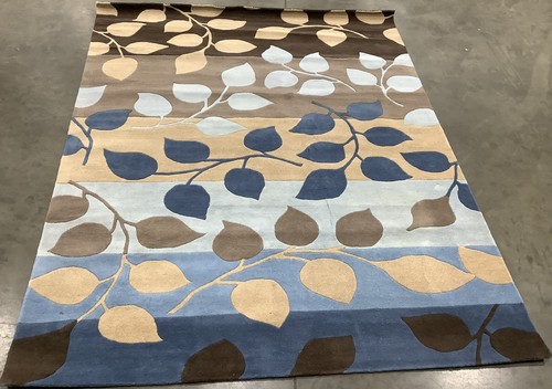 Brown blue x - 7'-6", 9'-6"