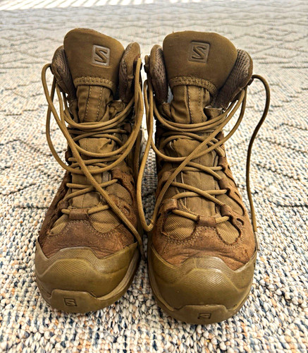 Salomon brown mid hiking - brown,