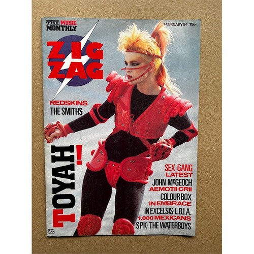Toyah zig zag magazine - toyah,