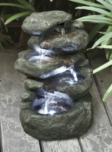 Levels rocks tabletop - 11", h