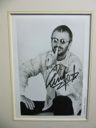 Ringo starr signed autograph - starr,