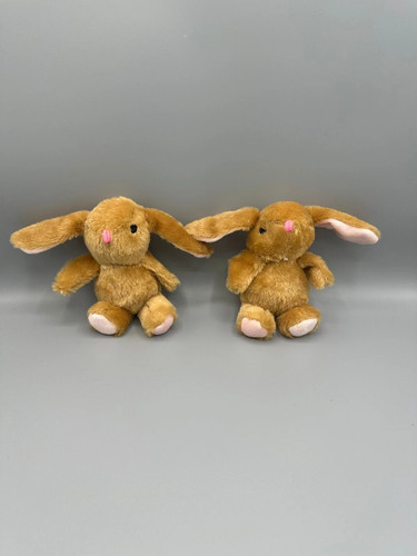 Set brown bunny rabbit - brown,