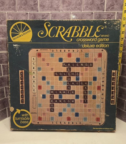 Vintage scrabble deluxe - scrabble,