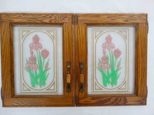 Vintage pair oak - 80's,
