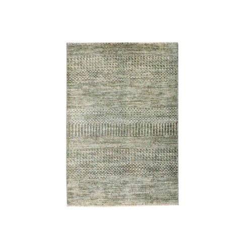Brown hand knotted - 2'x3',