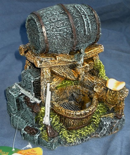 Gun powder keg - gun, fish