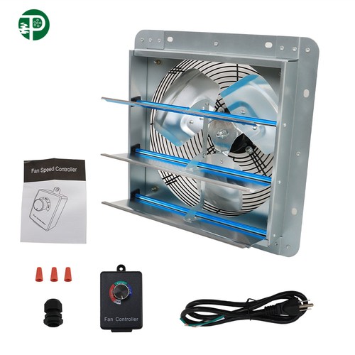 Shutter exhaust fan high - in,