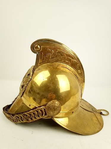Antique vintage brass fireman - brass,