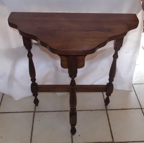Solid walnut entry table - walnut,
