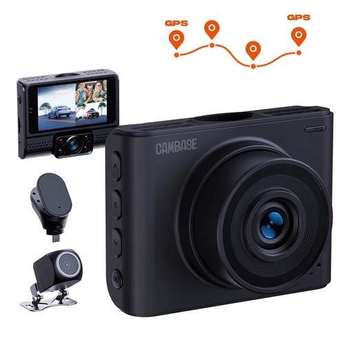 3ch lens gps dash cam - gps,