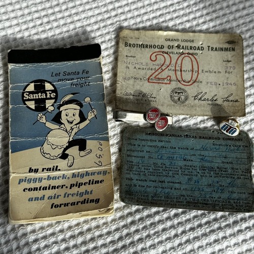 Railroad ephemera pin united - railroad,