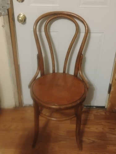 Antique bentwood cafe chair - cafe,