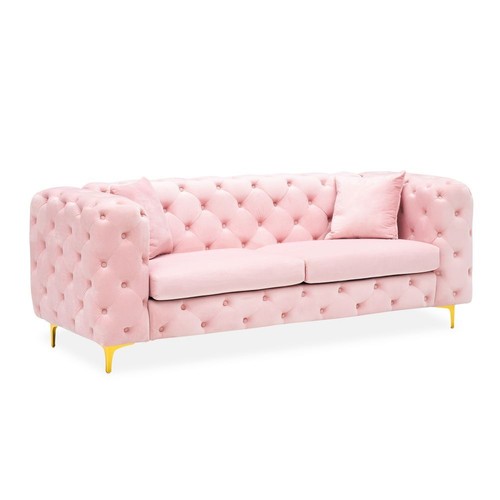 Modern 75in velvet tufted - tufted, deep