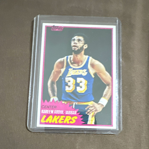 Topps 1981 kareem - topps, 1981-82