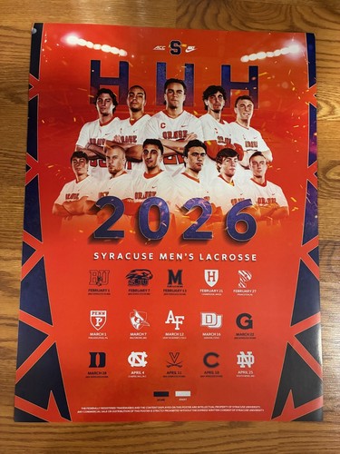 2026 syracuse lacrosse - 2026, poster