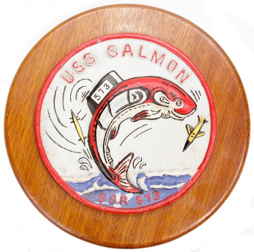 Vintage uss salmon ssr 573 - vintage,