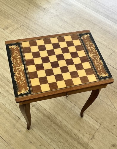 Antique inlaid marquetry - inlaid,