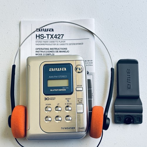 Aiwa tx427 cassette player - aiwa, hs-tx427