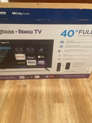 Inch roku 1080p unused - inch, tv