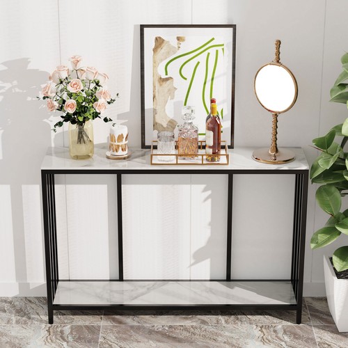 Stone top marble console - stone-top,